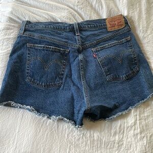 Levi Strauss 501 button-fly Jean shorts. Size 34 waist.